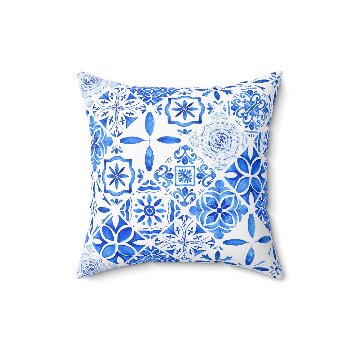 Blue Sea Quilts Throw Pillow