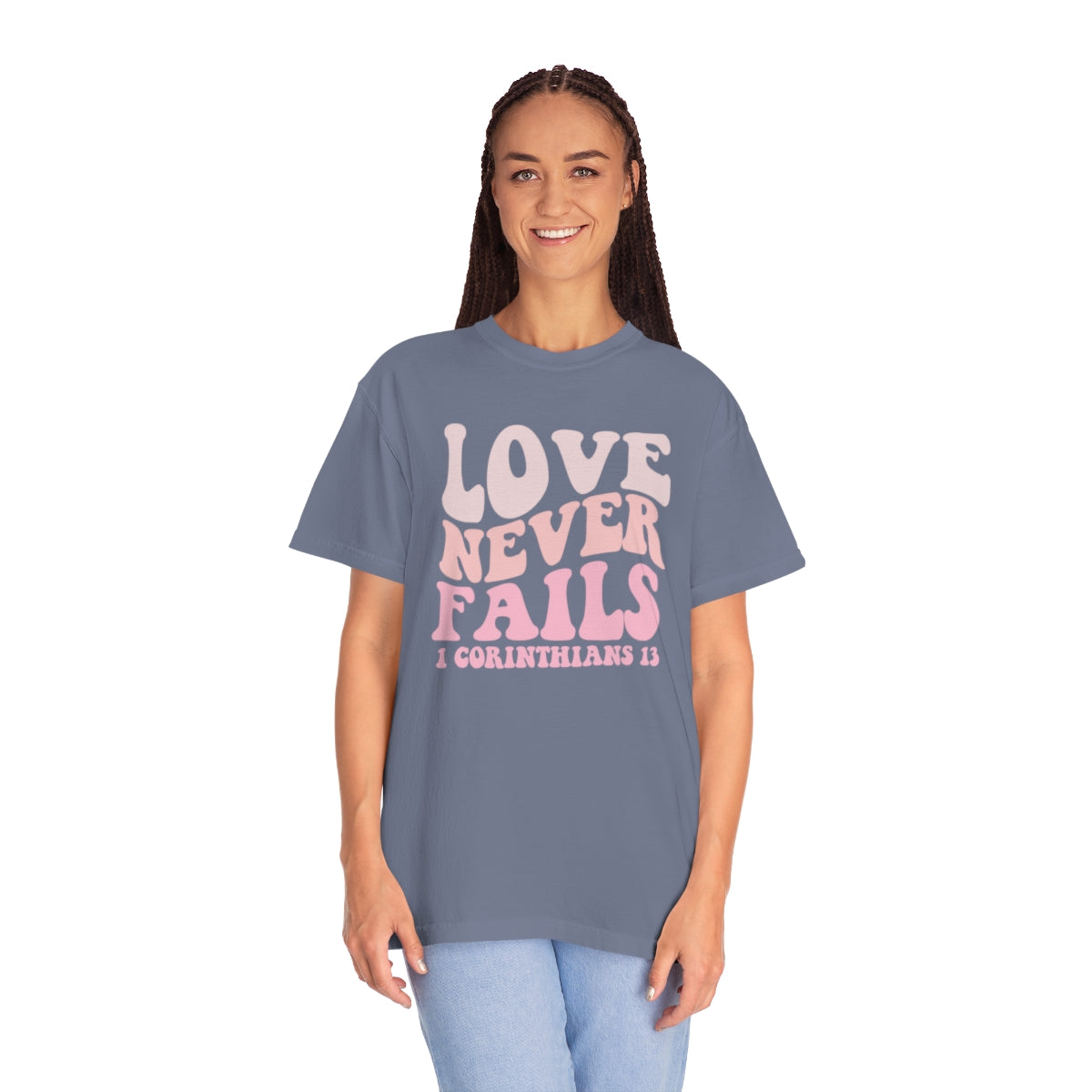 Love Never Fails Unisex Heavy Cotton T-Shirt