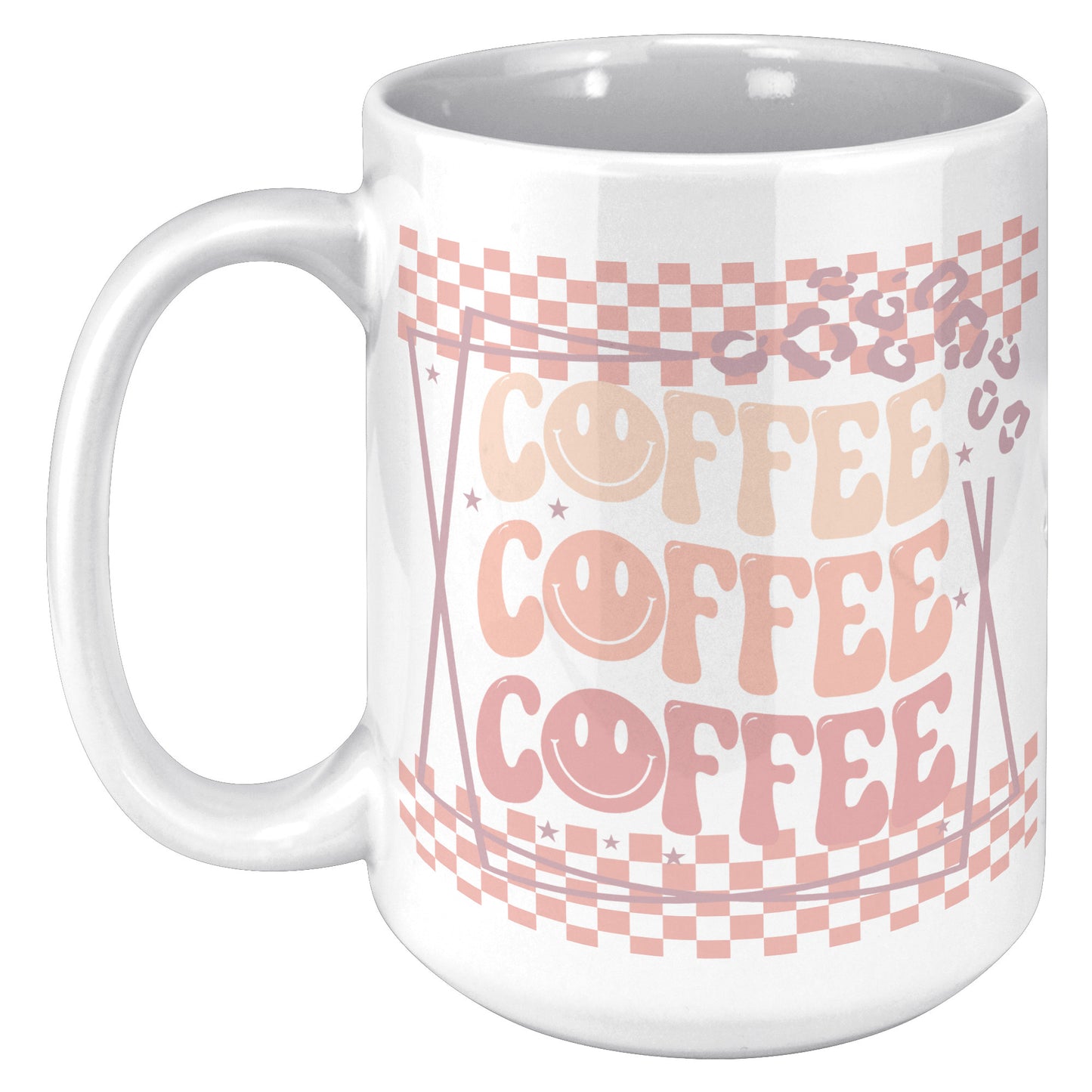 Coffee Smiles 15 oz Ceramic Mug