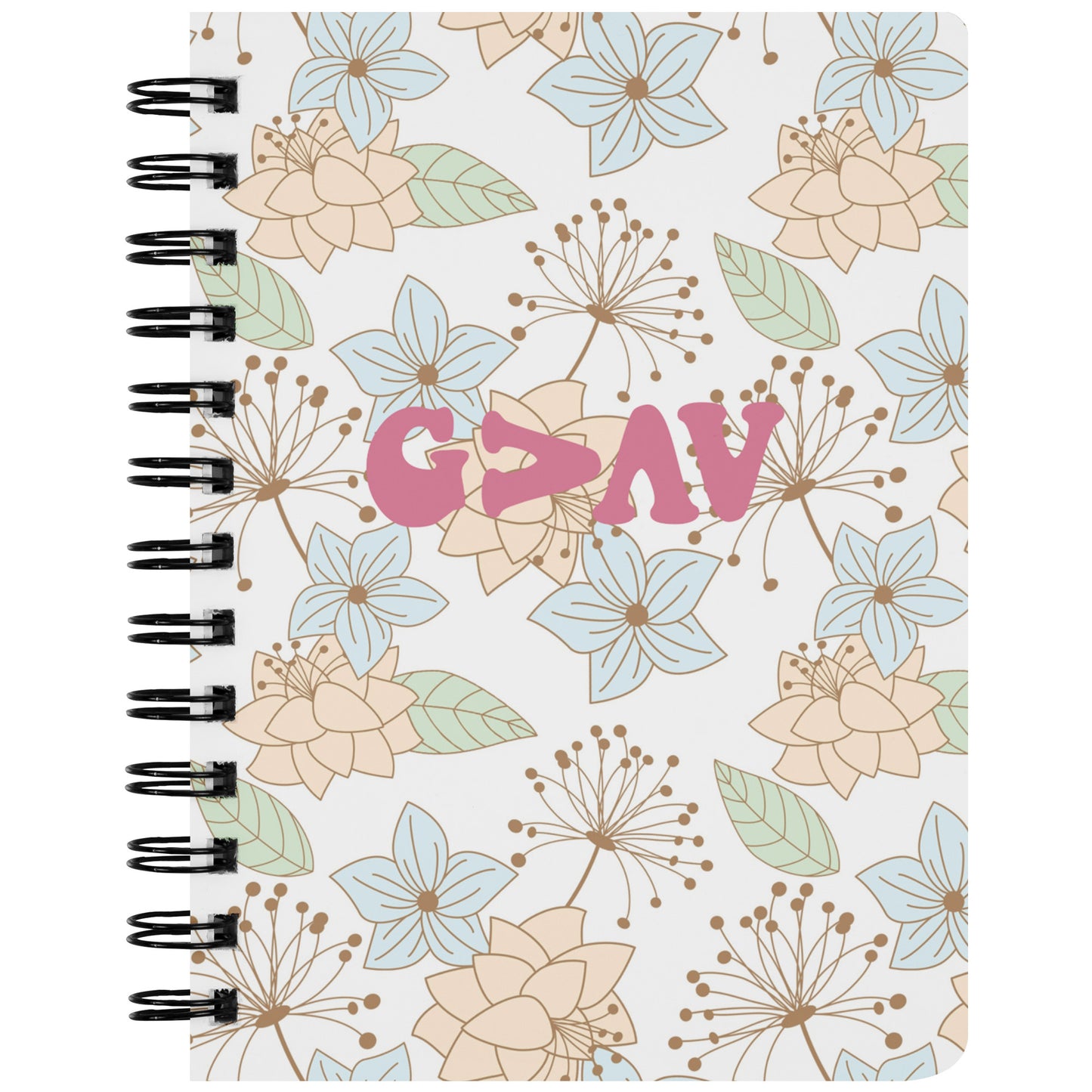 God is Greater Than Our Highs and Lows Spiral Journal Notebook