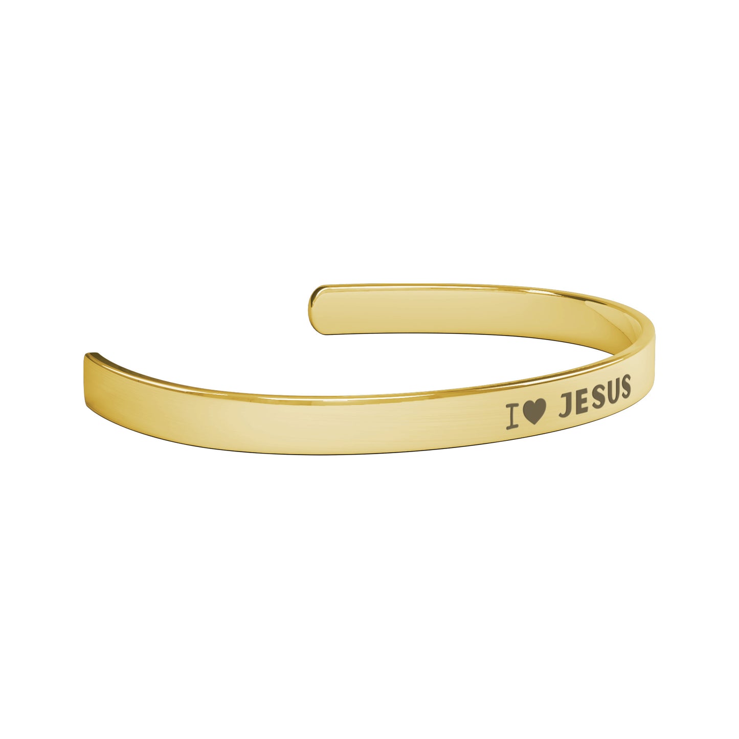 I ♥︎ Jesus The Way Truth Life Cuff Bracelet