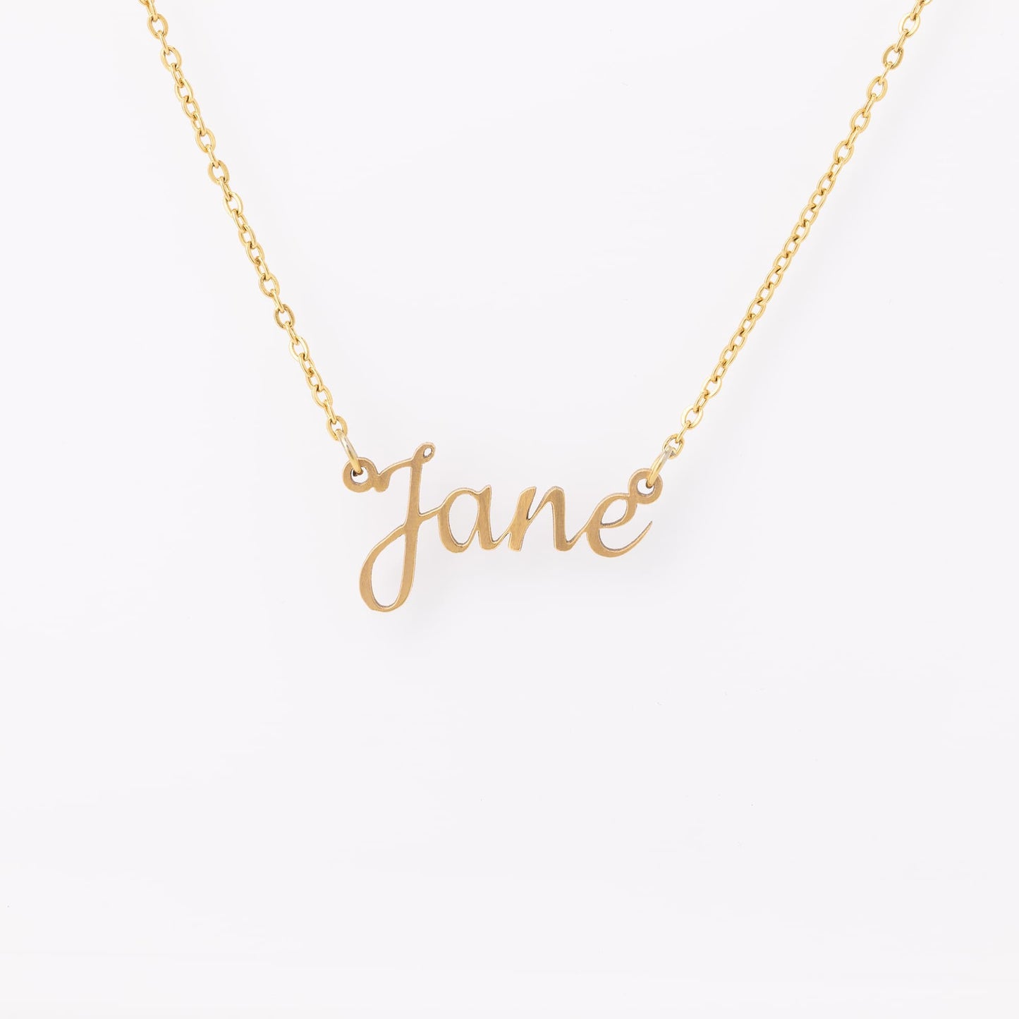 Personalized "Name Necklace" 17 inch Adjustable Chain