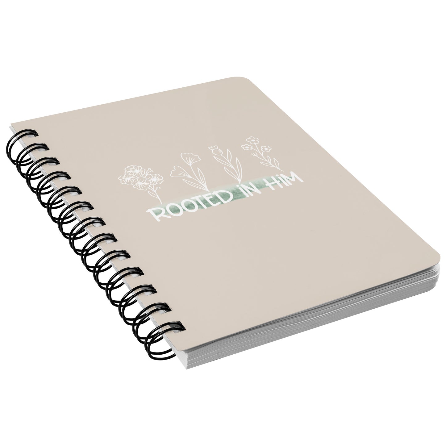 Rooted in Him Spiral Journal Notebook