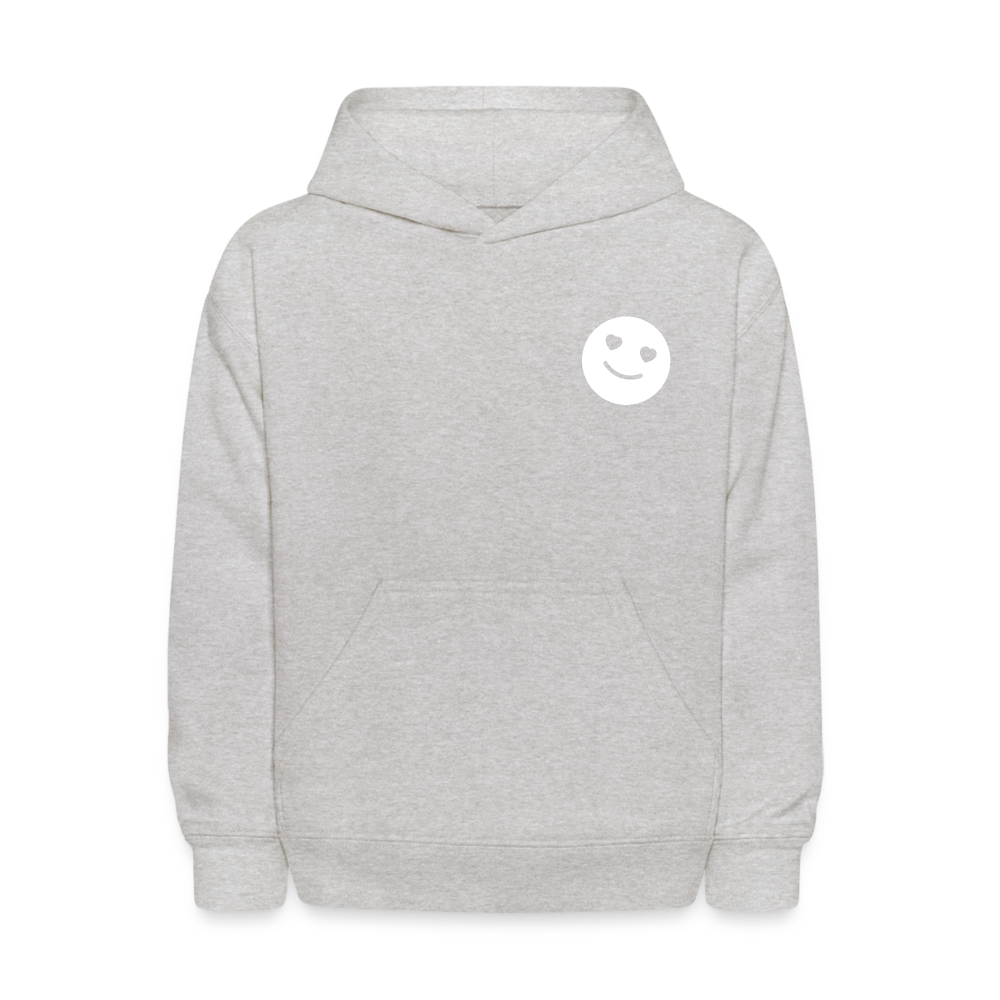 Everything Will Be Okay Love Never Fails Kids Pullover Hoodie - heather gray