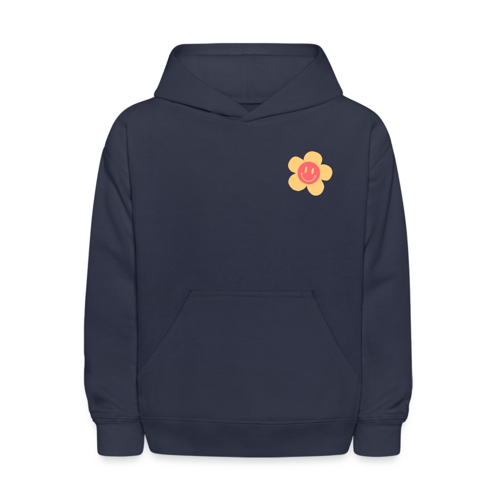 Let's Watch The Sunset Kids Pullover Hoodie - navy