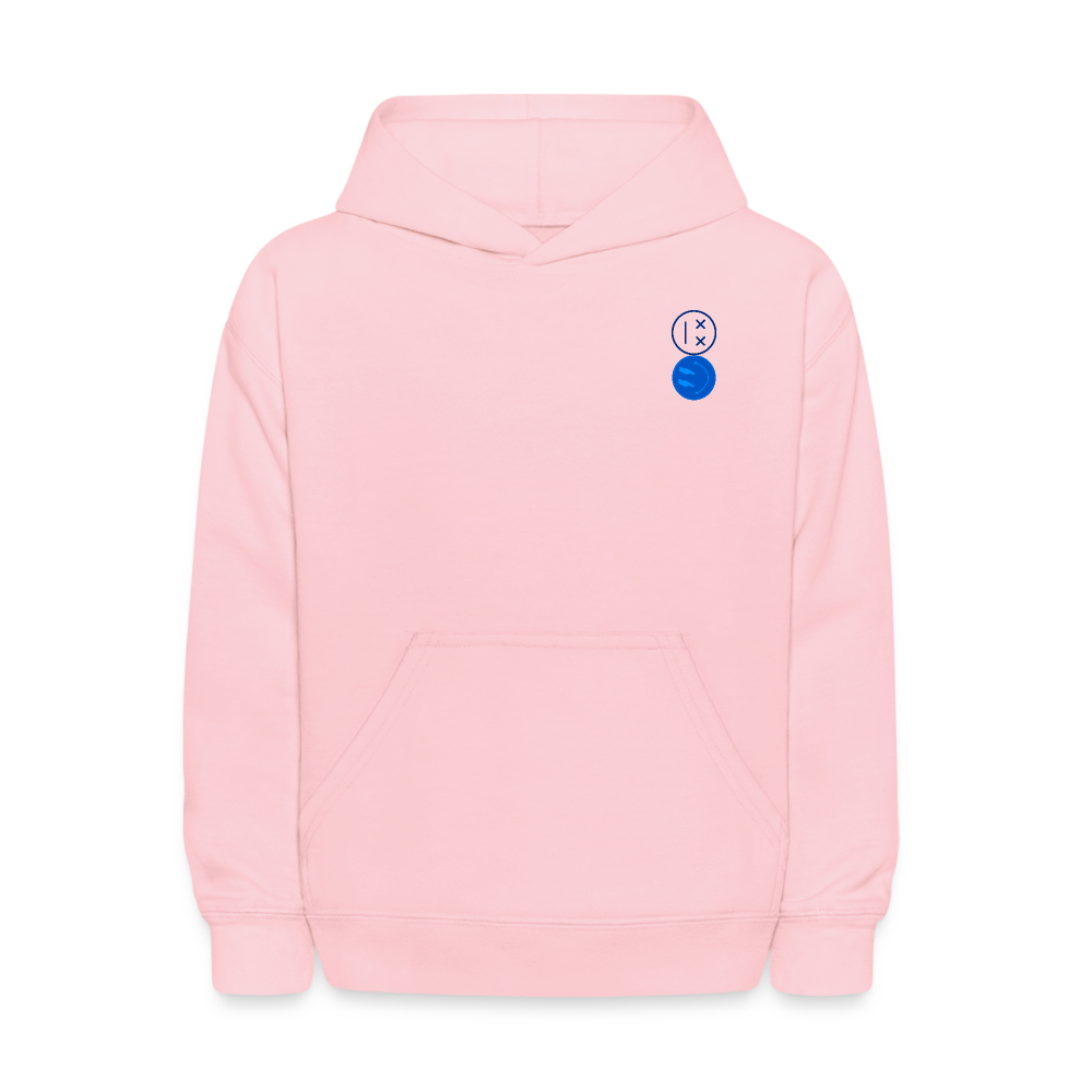 Love You to The Moon and Back Kids Pullover Hoodie - pink