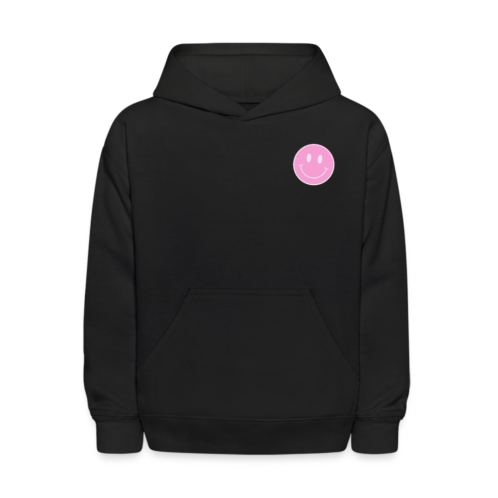 Have A Good Day Retro Smile Kids Pullover Hoodie - black