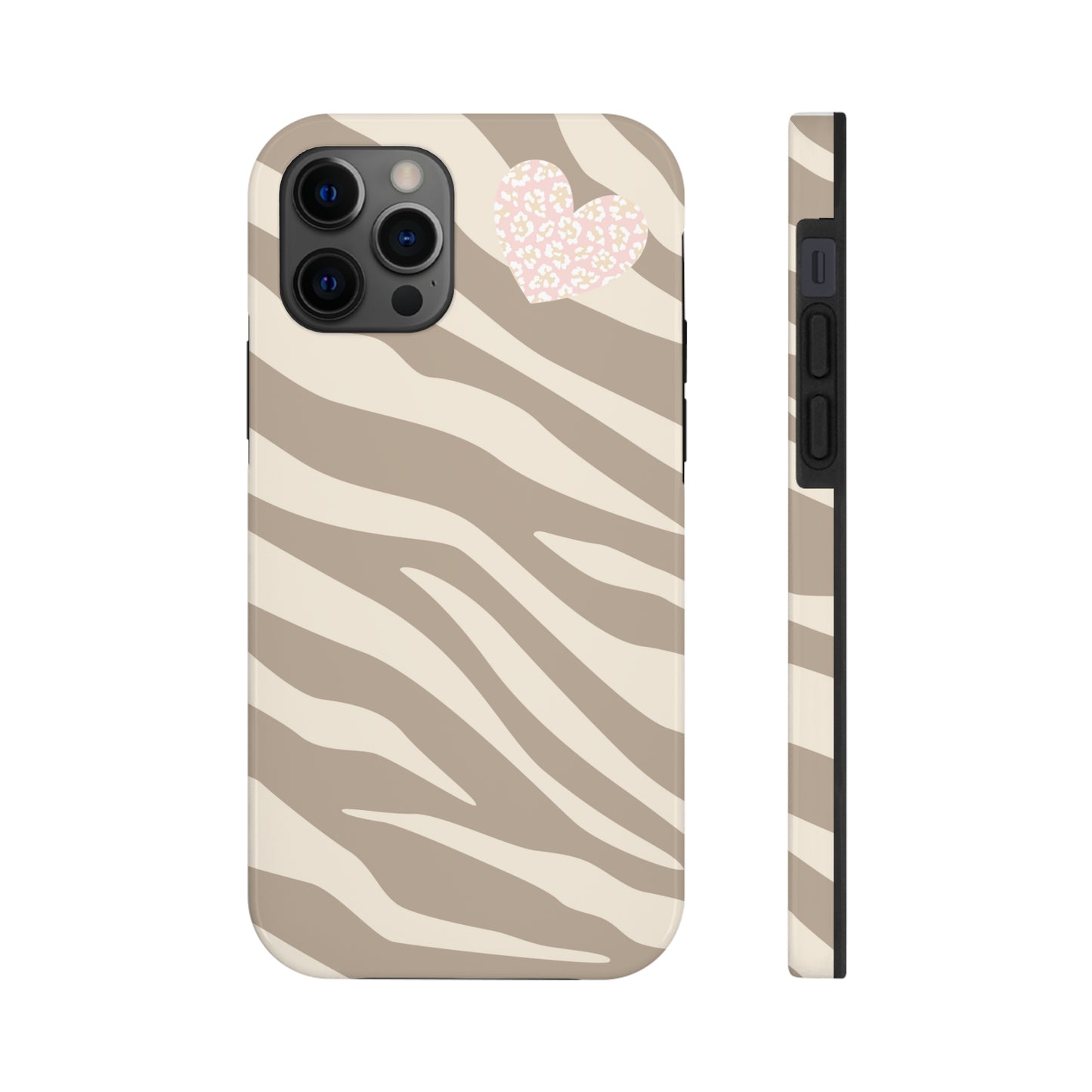 Cheetah Pink Heart Graphic Design | Case-Mate Phone Case