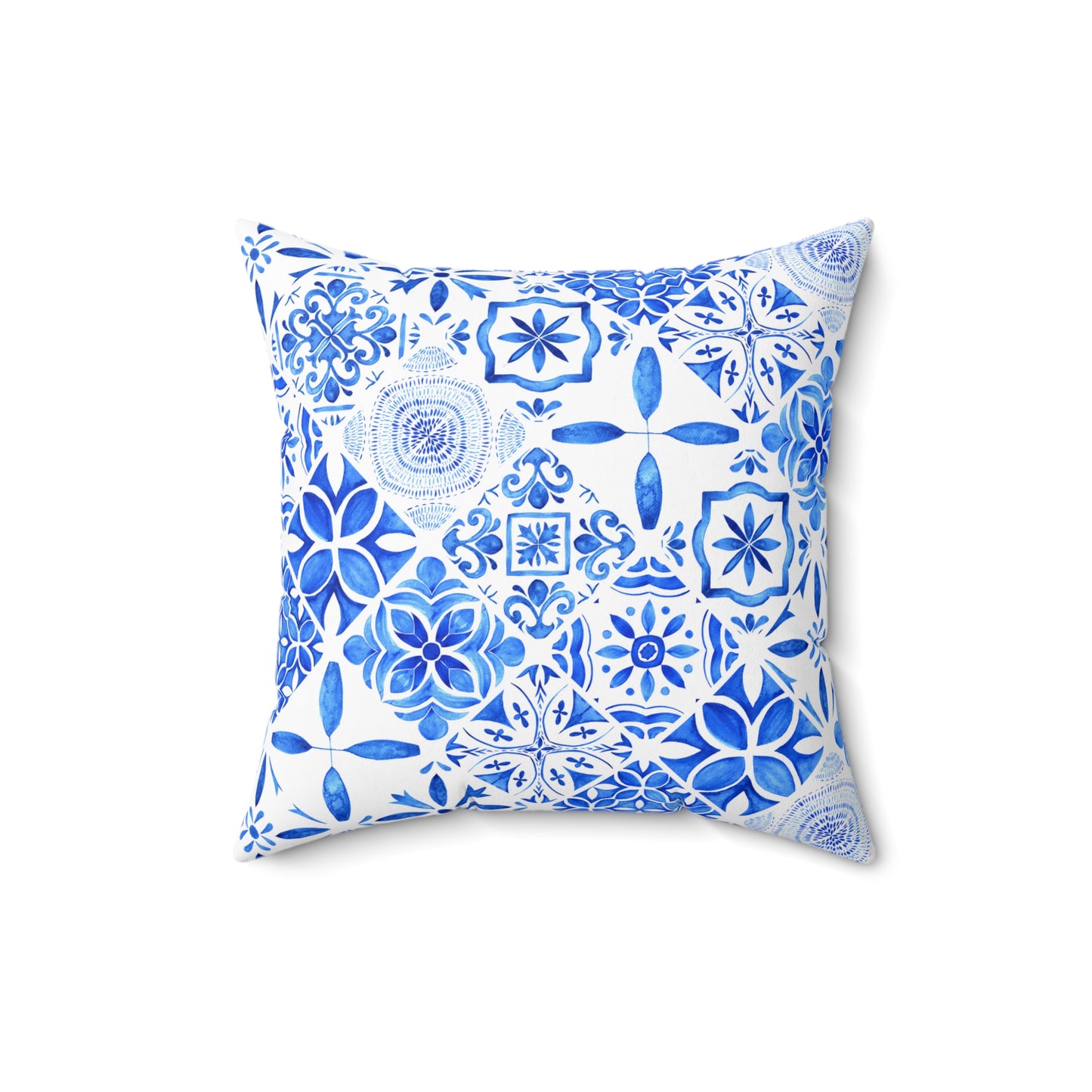 Blue Sea Quilts Throw Pillow