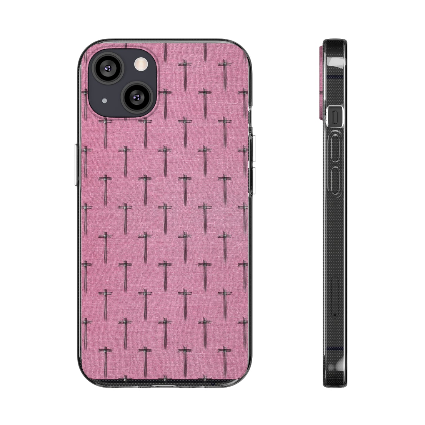 Cross Cross Clear Silicone Phone Case