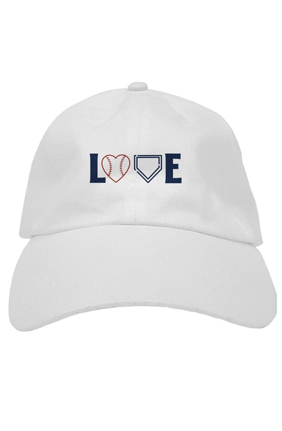 LOVE Baseball dad hat