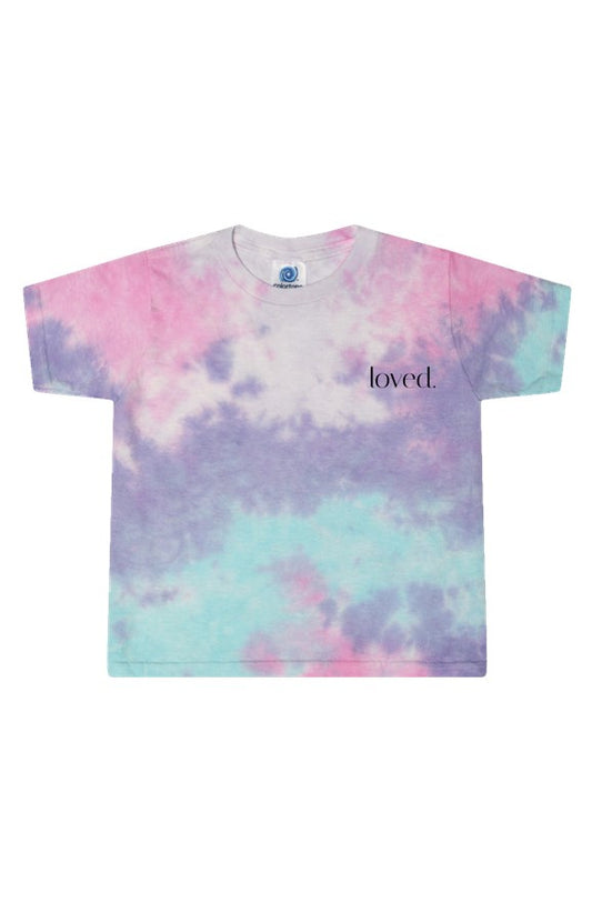 loved. Tie-Dye Cotton Candy Ladies' Cropped T-Shir