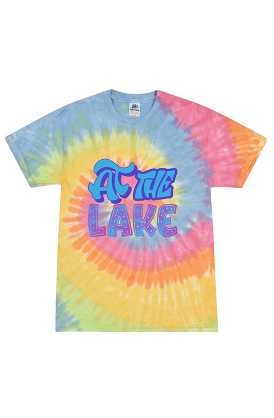 At The Lake Graphic Design Tie Dye Eternity Adult 