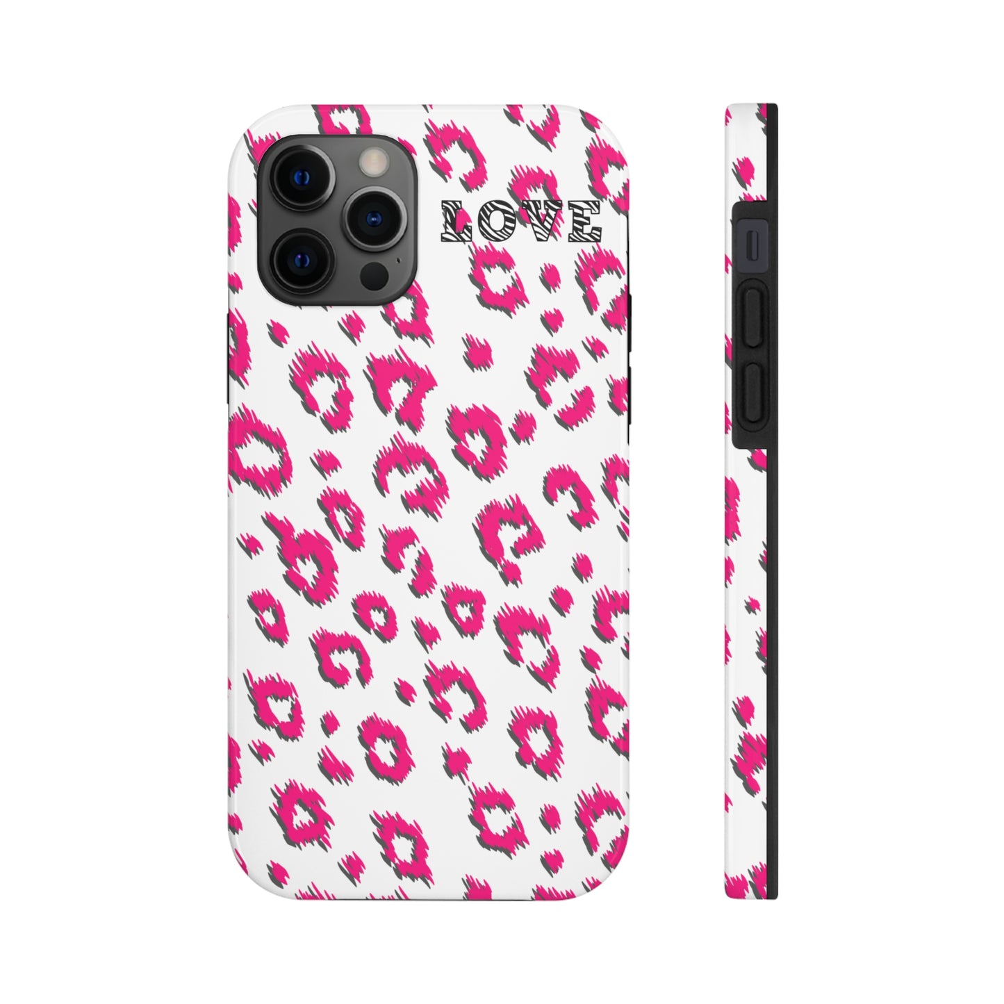 Pink Cheetah Love Graphic Design | Case-Mate Phone Case