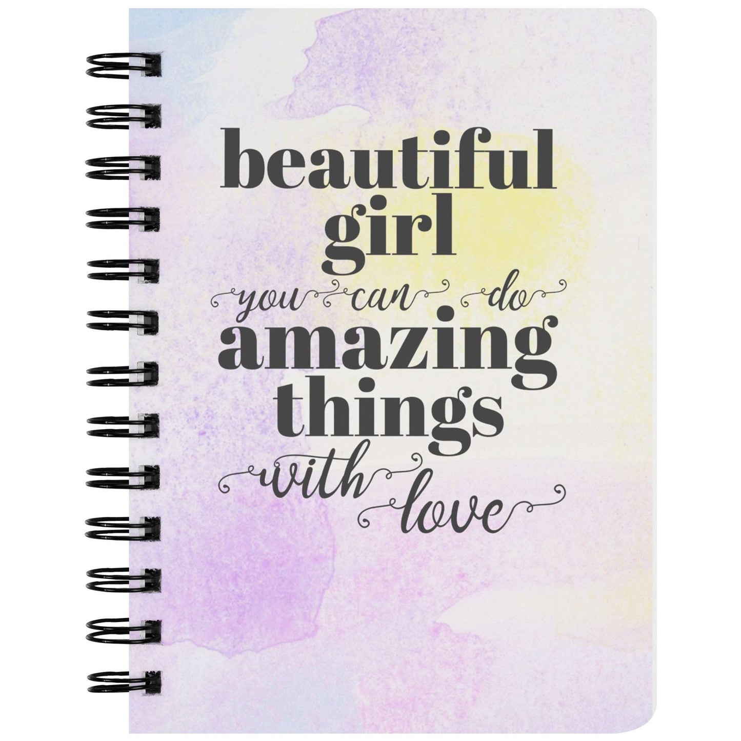 Beautiful Girl Spiral Notebook
