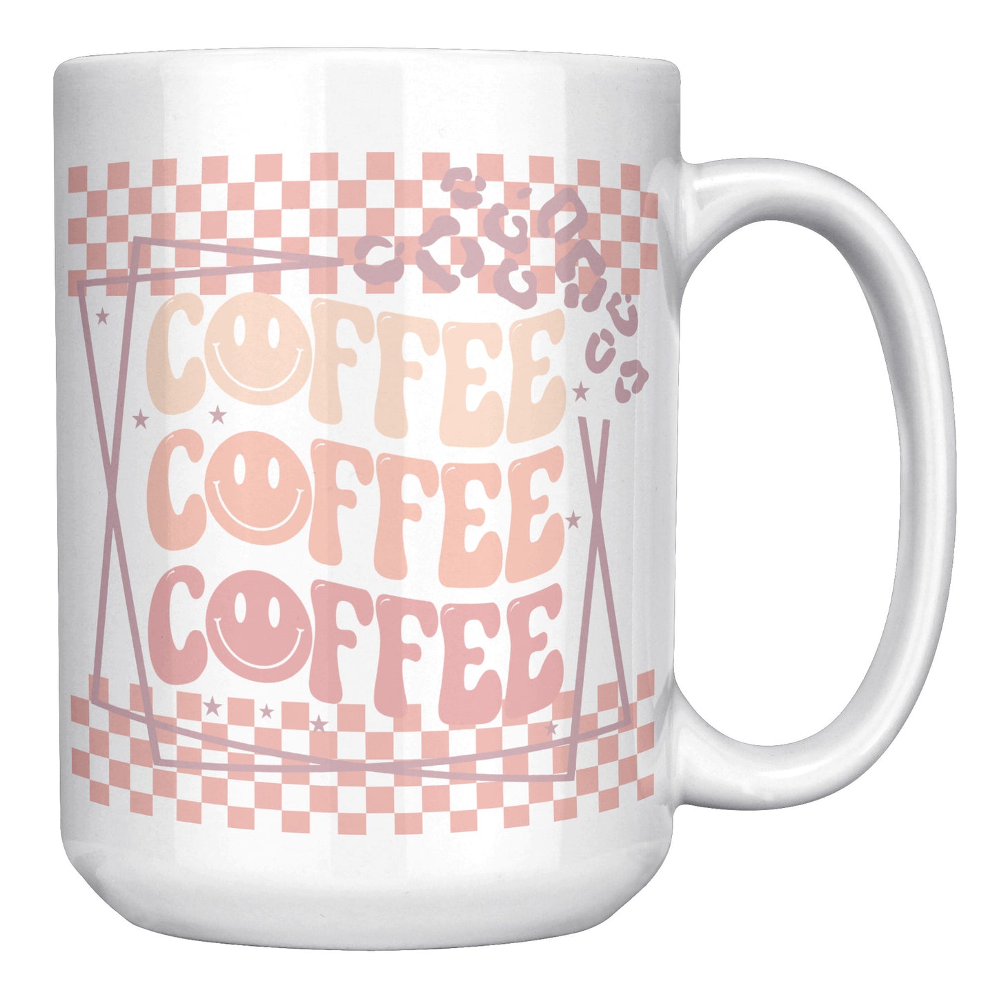 Coffee Smiles 15 oz Ceramic Mug