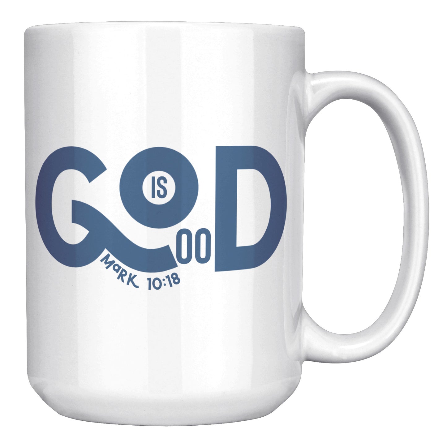 God is Good Ceramic White Mug