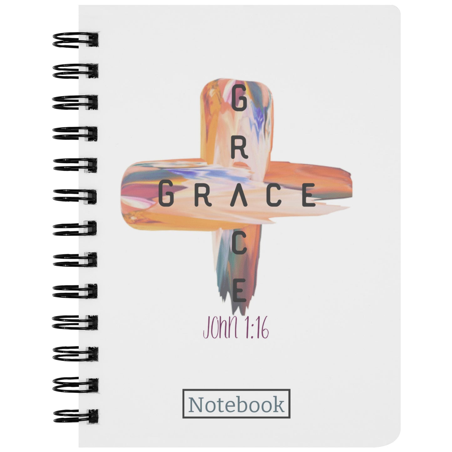 Grace Grace Spiral Journal Notebook