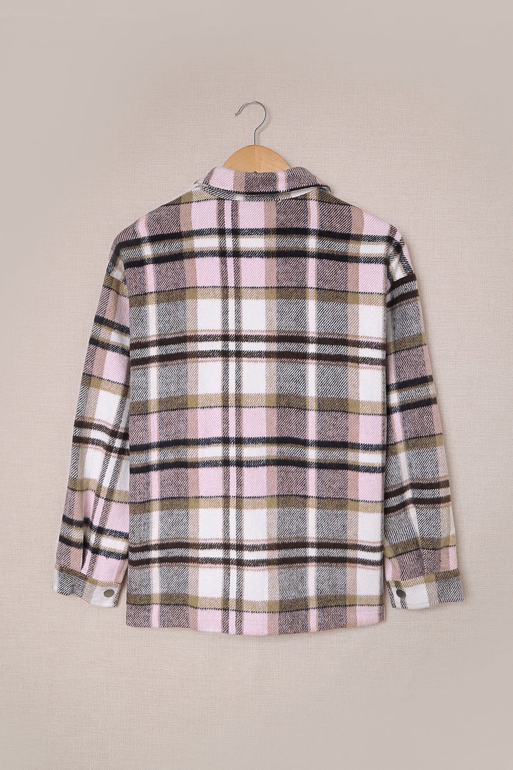 Multicolor Plaid Casual Button Up Fall Flannel