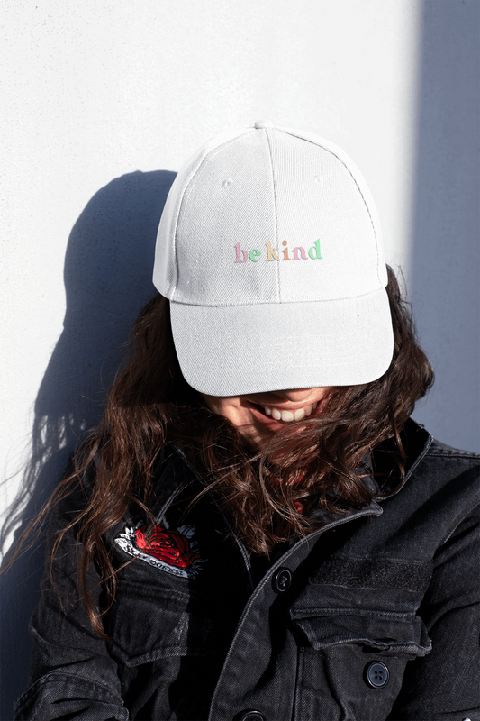 be kind Embroidery Design Premium Dad Hat