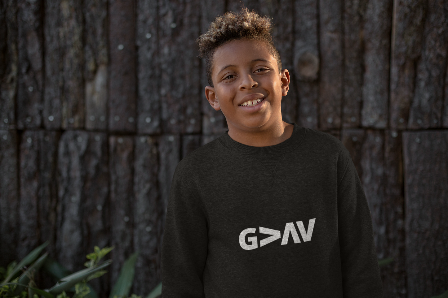 God is Greater Than Our Highs and Lows Kids Crewneck Sweatshirt