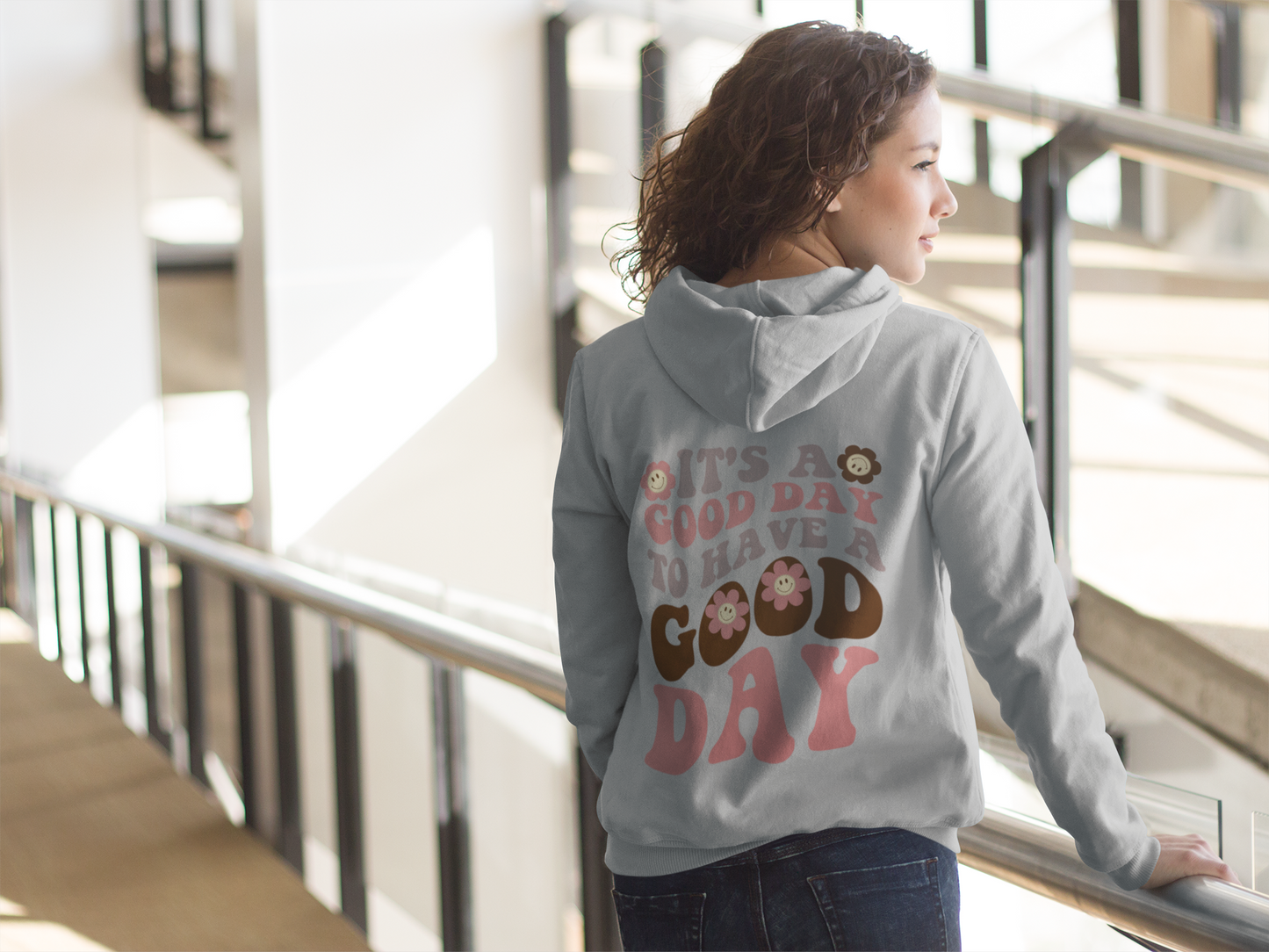 It's A Good Day to Have a Good Day Unisex Premium Full Zip Hoodie