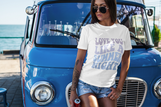 Love You Like A Summer Night Unisex Heavy Cotton T-Shirt