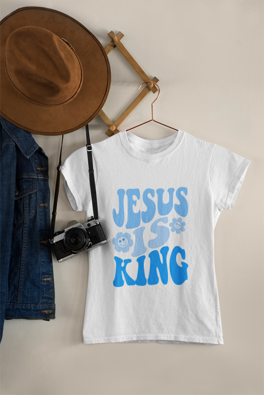 Jesus is King Unisex Heavy Cotton T-Shirt Design Print