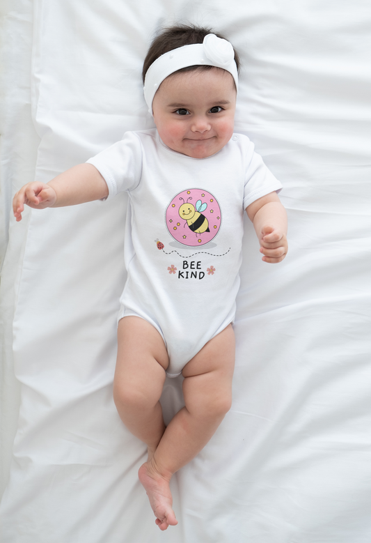 Bee Kind Infant Baby Rib Bodysuit