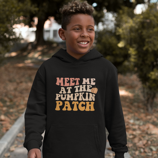 fall design kids pullover hoodie