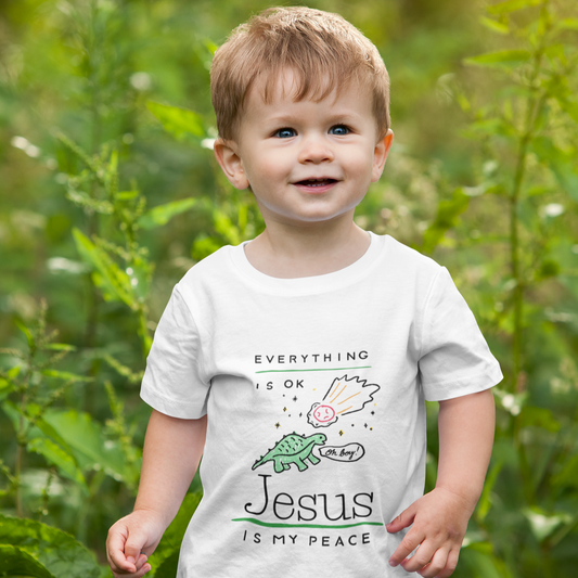 Jesus is My Peace Toddler Fine Jersey Tee
