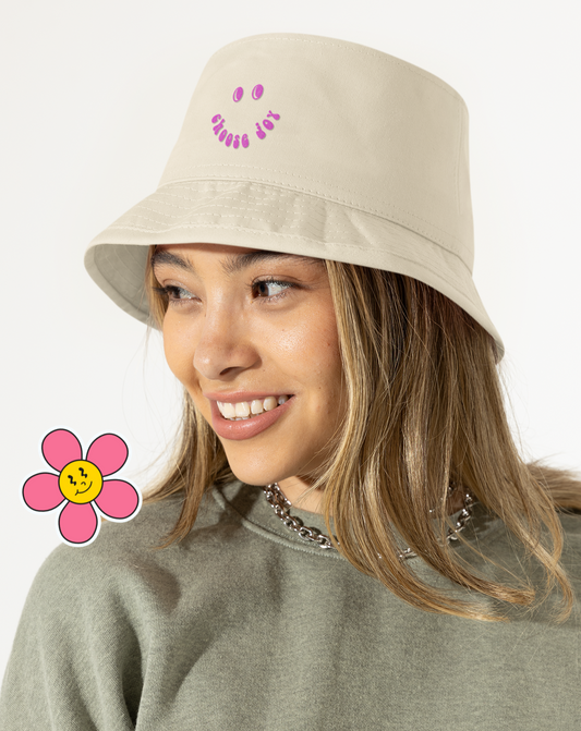 smile design bucket hat