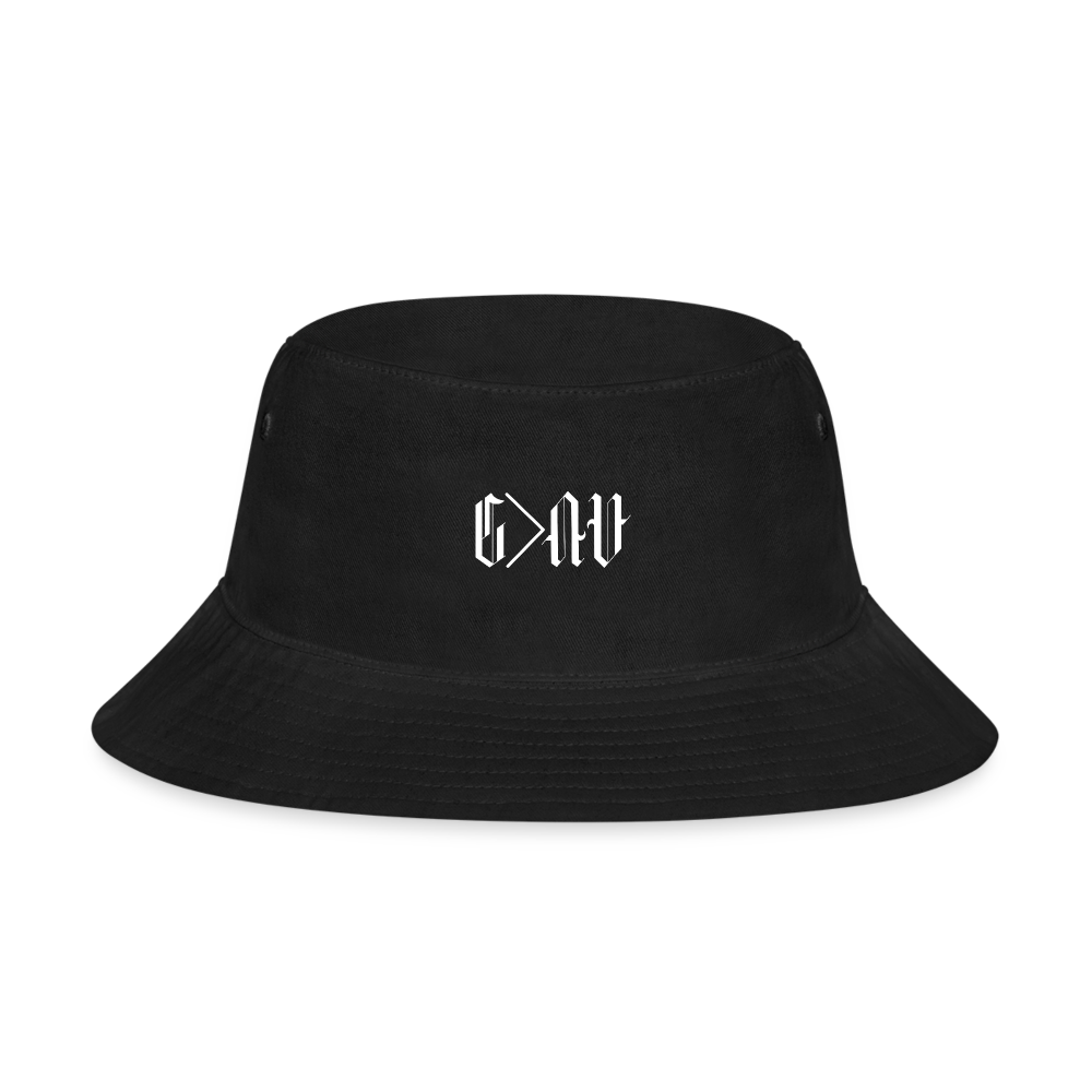 God is Greater Bucket Hat - black