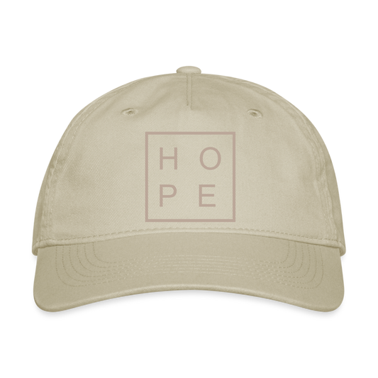 HOPE Organic Baseball Cap - khaki