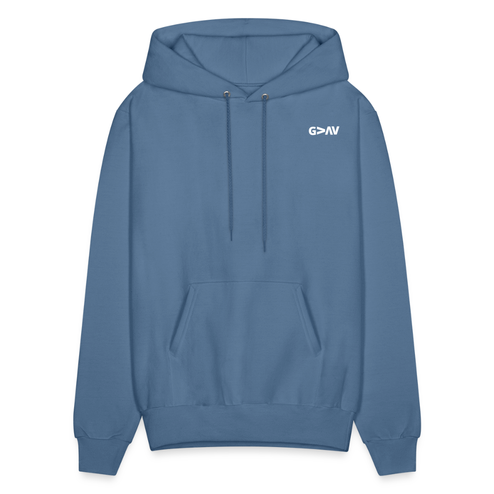 When You Pass I Will Be With You Pullover Hoodie - denim blue