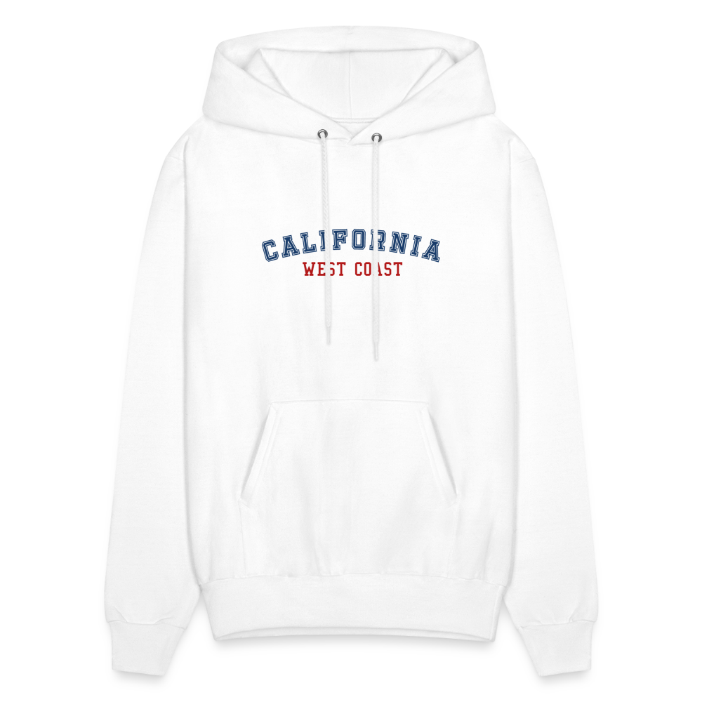 California West Coast Pullover Hoodie - white