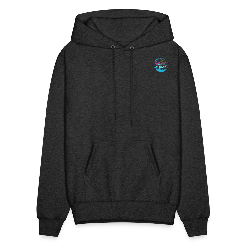 It's A Good Life Pullover Hoodie - charcoal grey