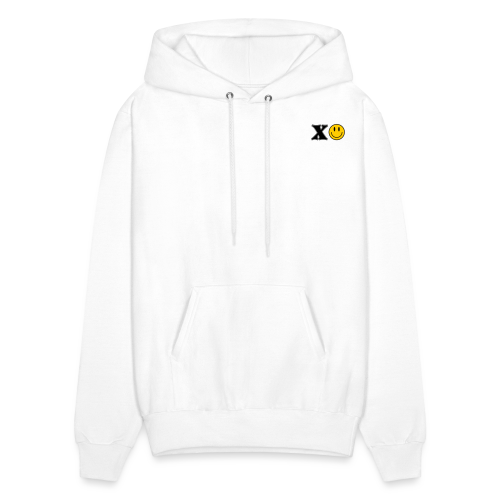 XOXO Smile Face Pullover Hoodie - white