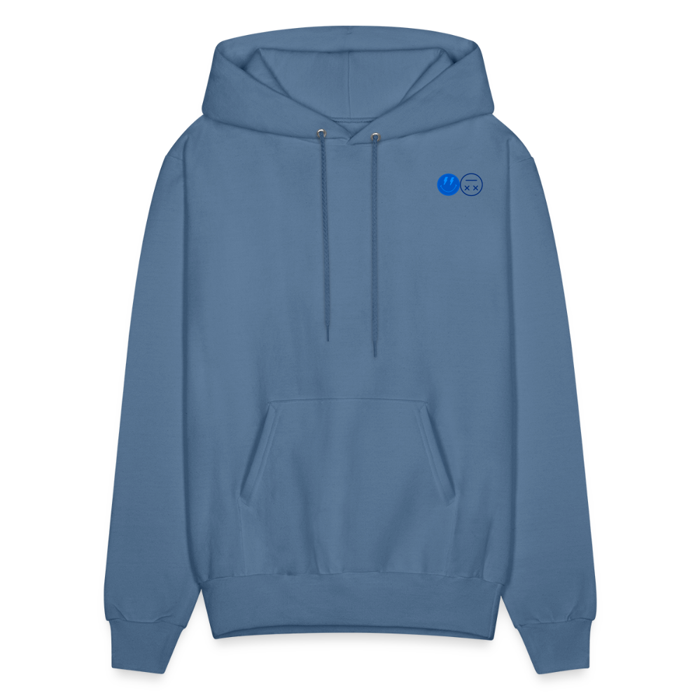 Love You to the Moon and Back Pullover Hoodie - denim blue