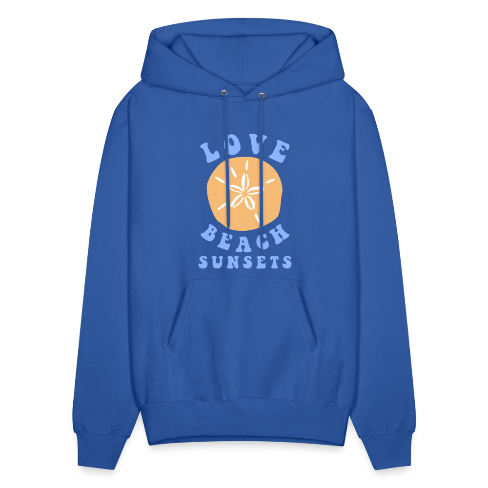 See You At The Beach Catch Waves Pullover Hoodie - royal blue
