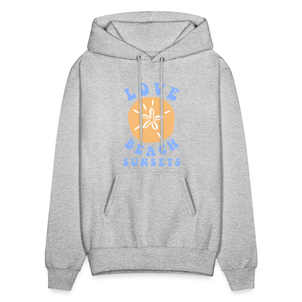 See You At The Beach Catch Waves Pullover Hoodie - heather gray
