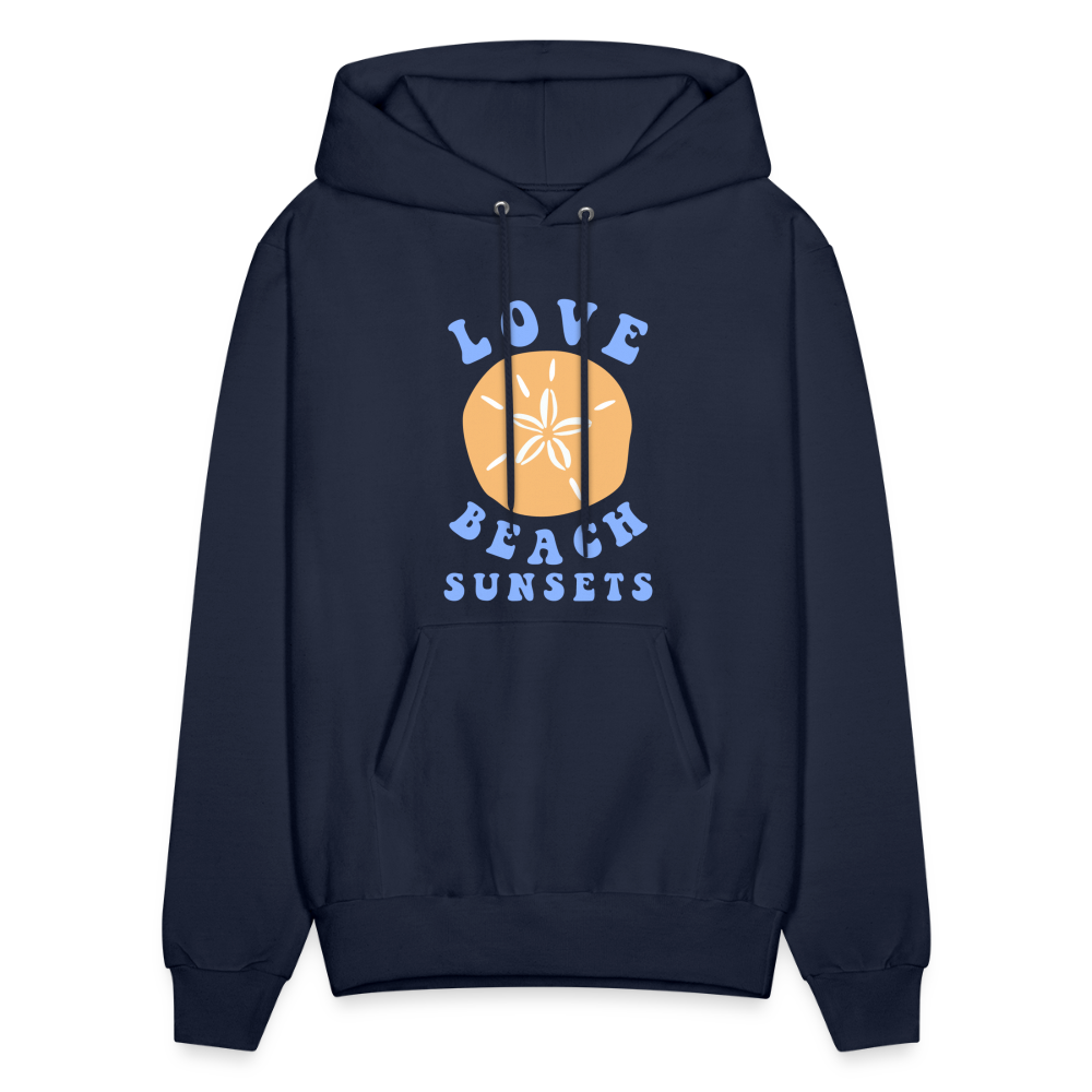 See You At The Beach Catch Waves Pullover Hoodie - navy