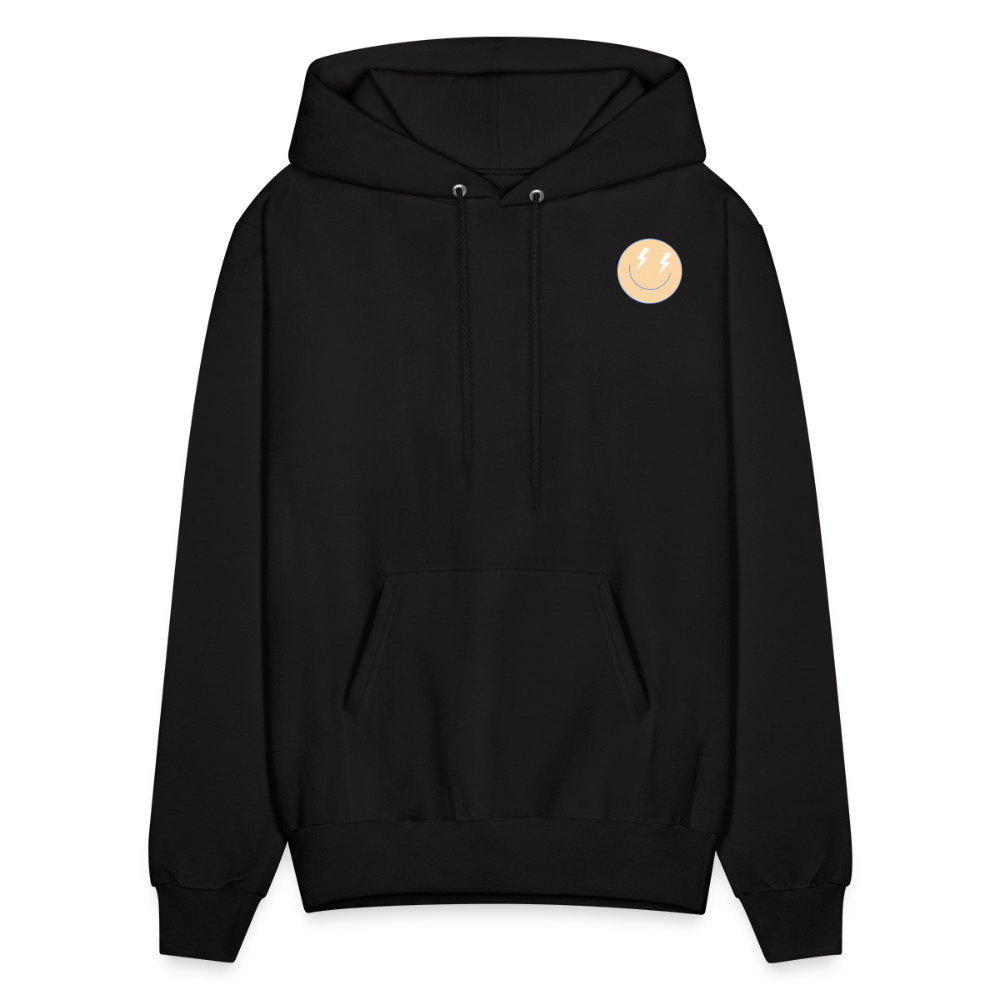 Catch Waves Sunsets Smile Pullover Hoodie - black