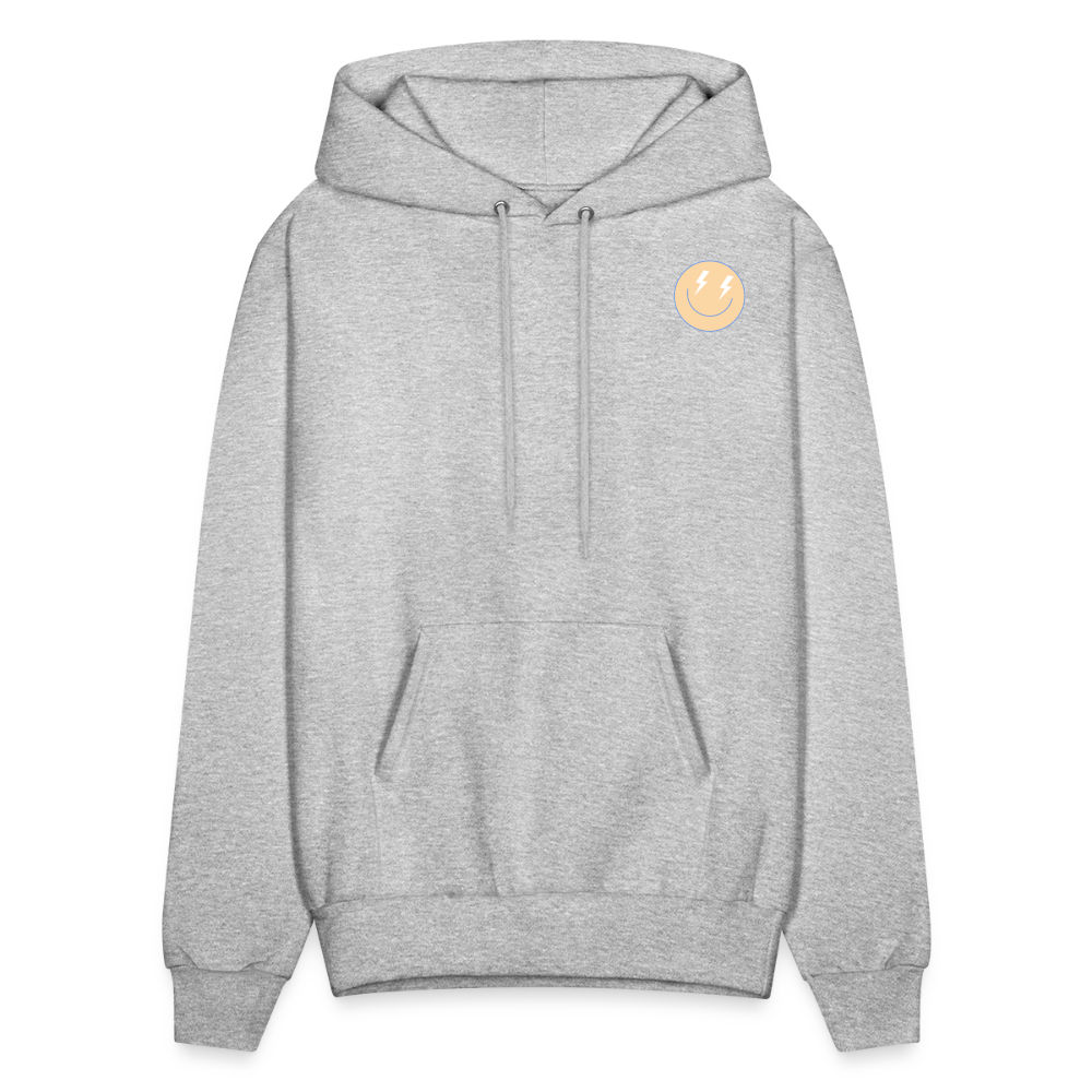 Catch Waves Sunsets Smile Pullover Hoodie - heather gray