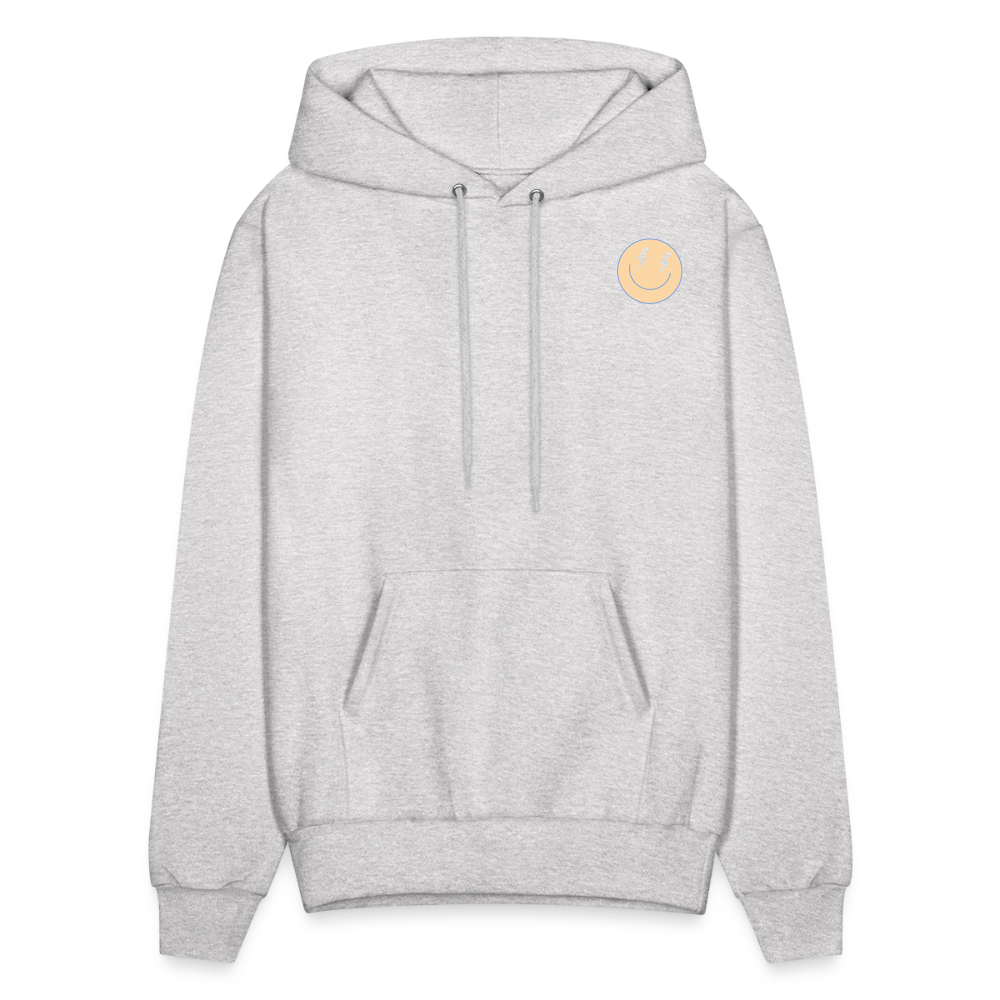Catch Waves Sunsets Smile Pullover Hoodie - ash 