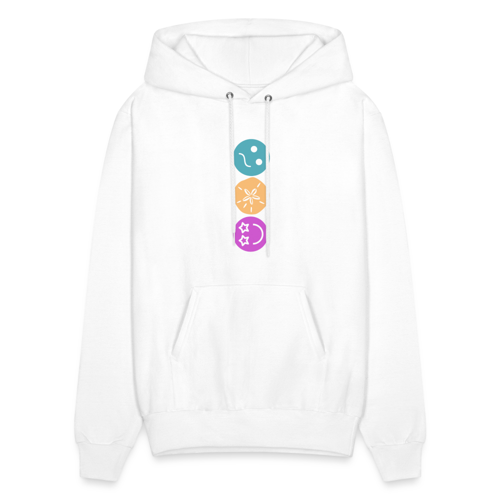See You At The Beach Graphic Letter Print Pullover Hoodie - white