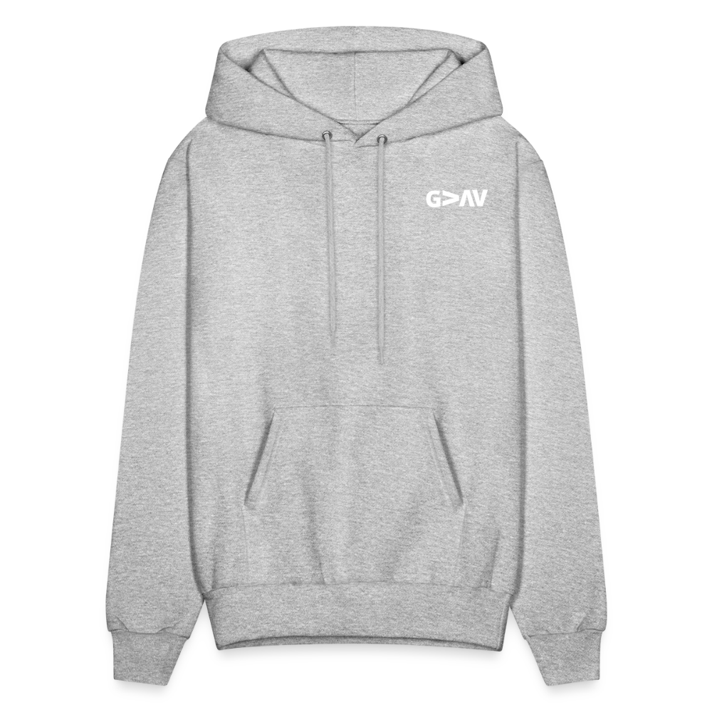 Waymaker Jesus Graphic Letter Print Pullover Hoodie - heather gray