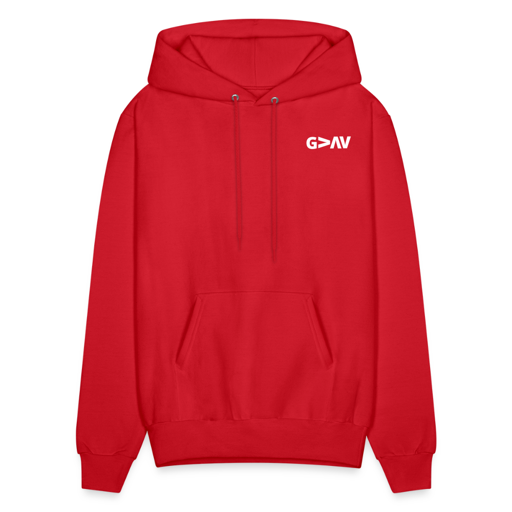 Waymaker Jesus Graphic Letter Print Pullover Hoodie - red