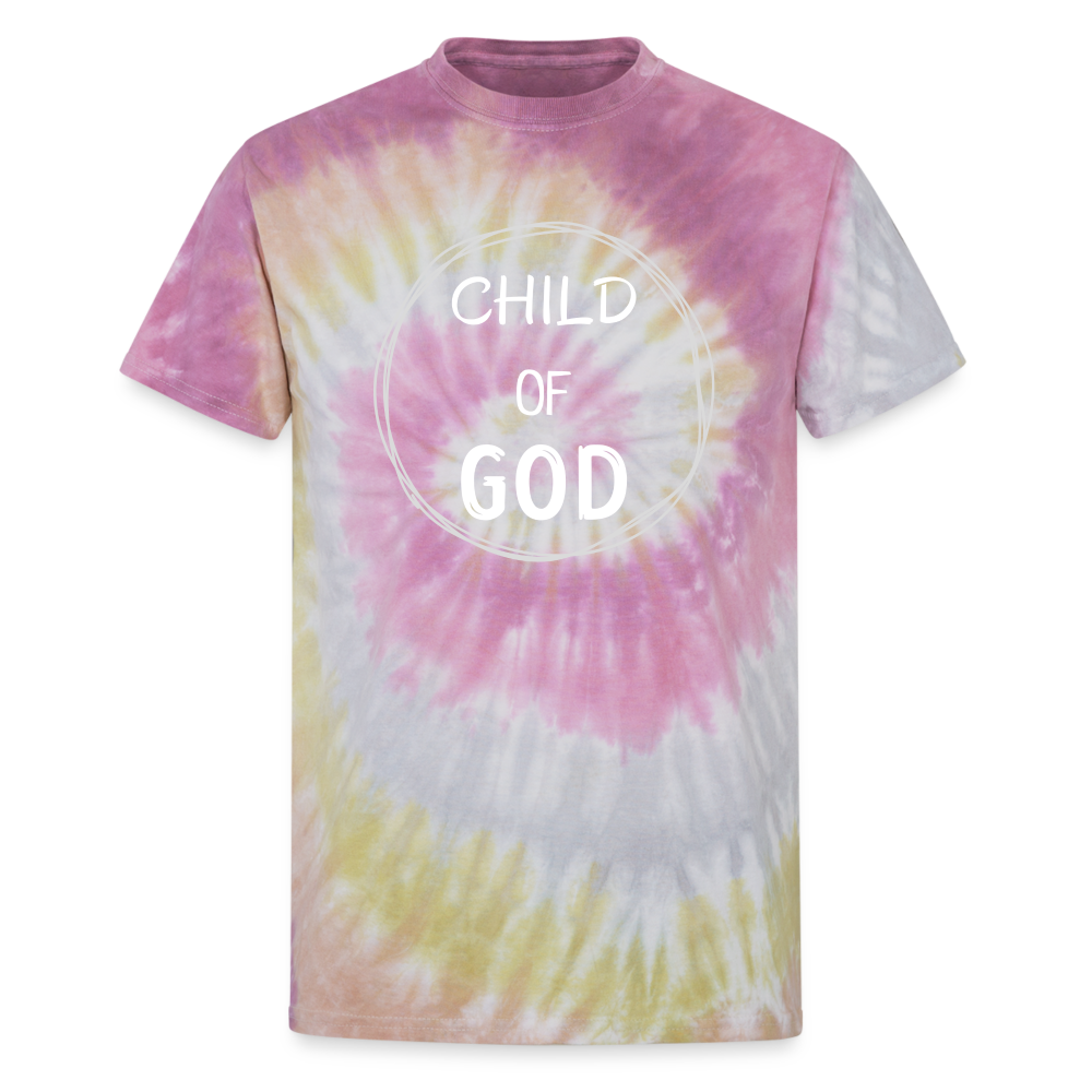 CHILD of GOD Unisex Tie Dye T-Shirt - Desert Rose