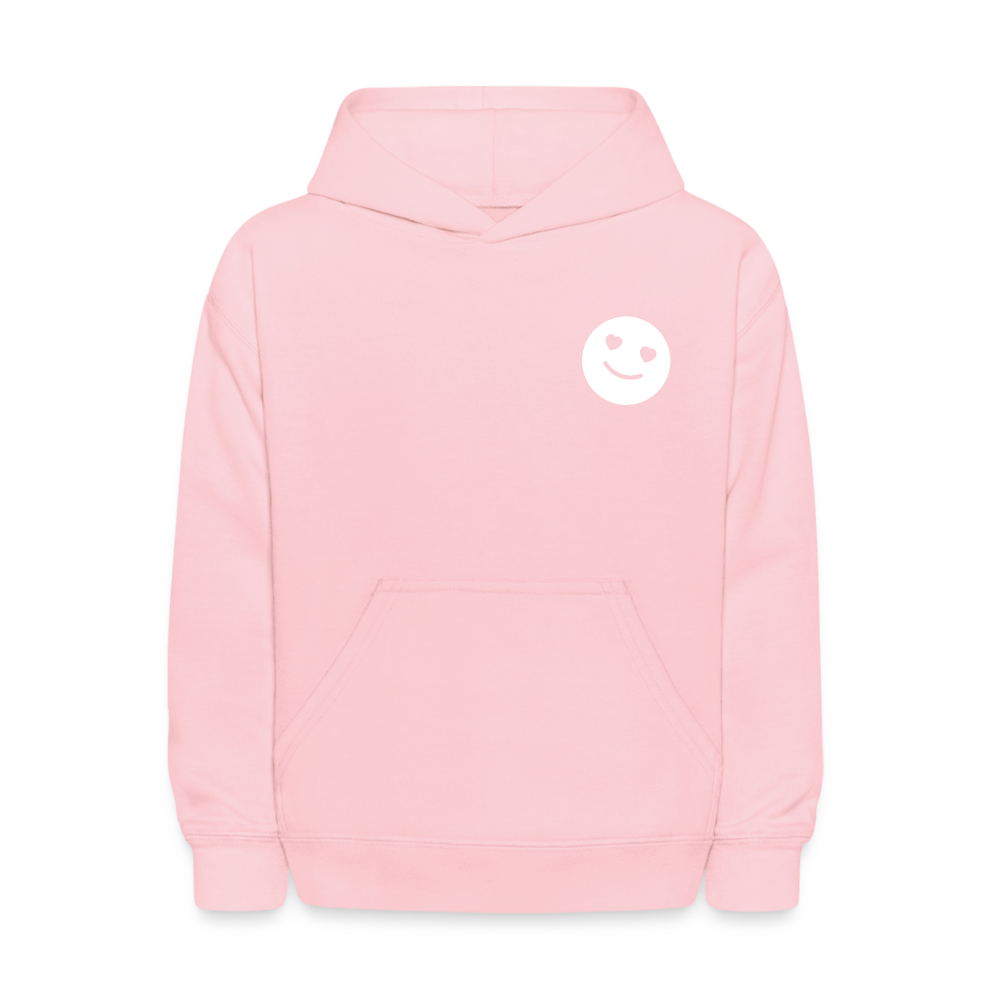 Everything Will Be Okay Love Never Fails Kids Pullover Hoodie - pink